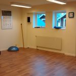 Nedervåningen på gymmet